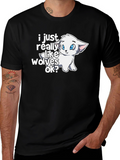 Cute Wolf Lover Graphic T-Shirt