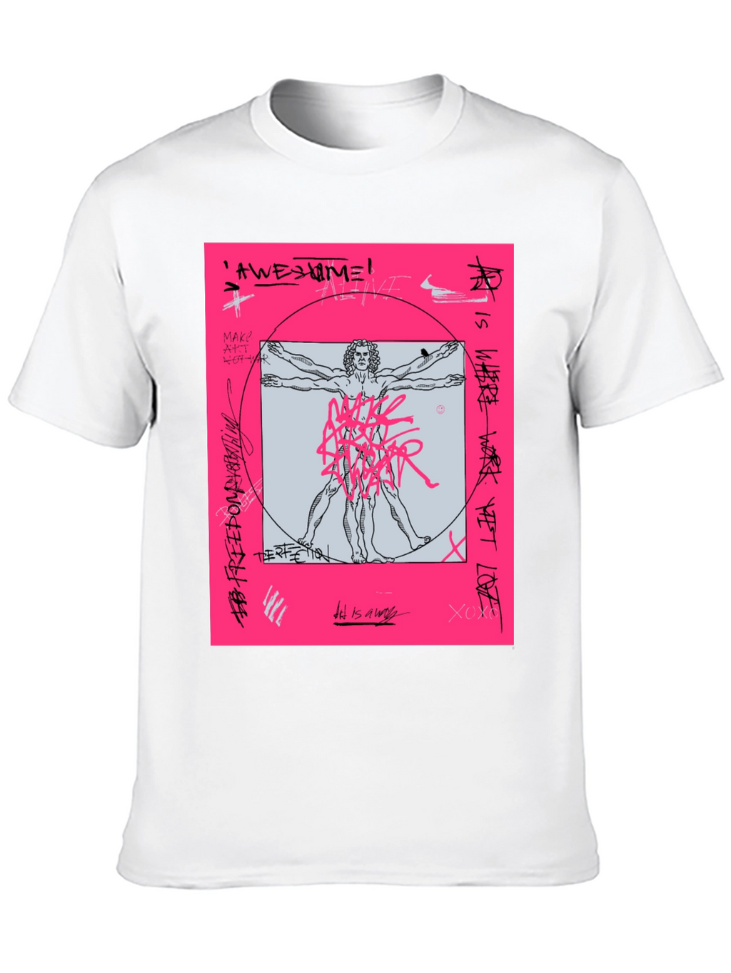 Vitruvian Man Graphic T-Shirt