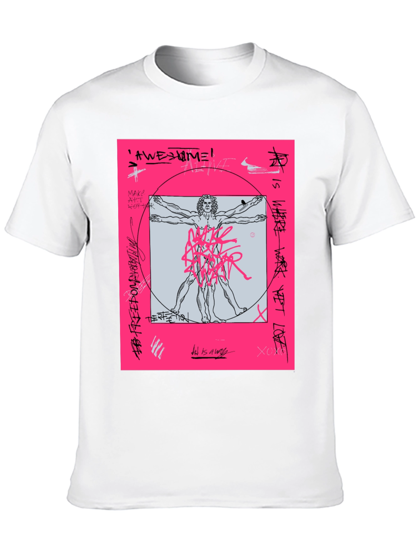 Vitruvian Man Graphic T-Shirt