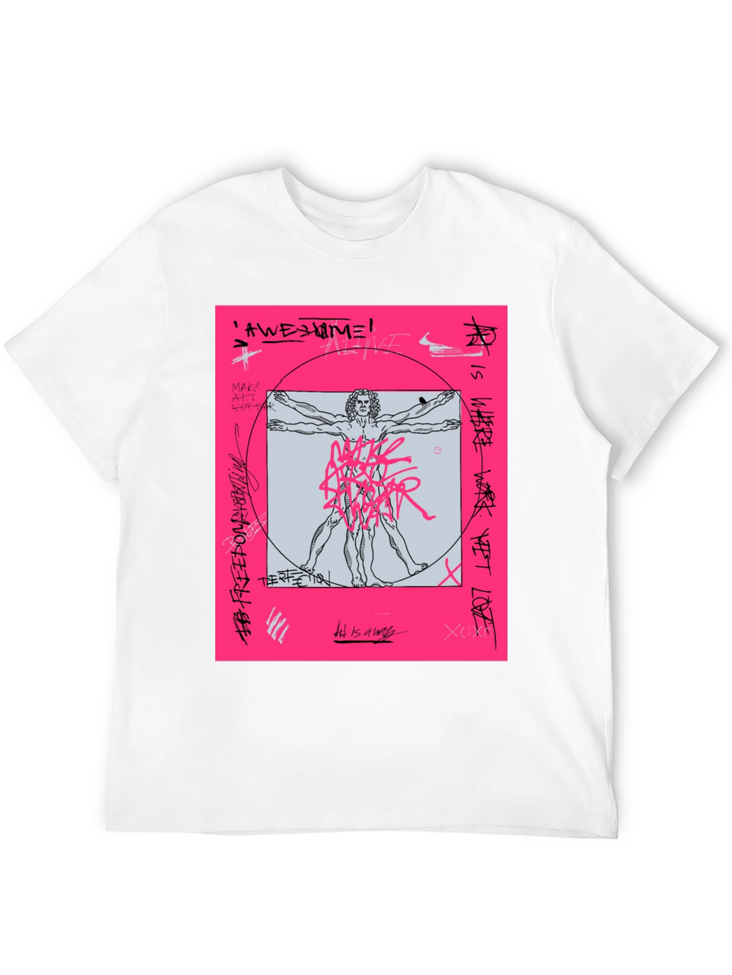 Vitruvian Man Graphic T-Shirt