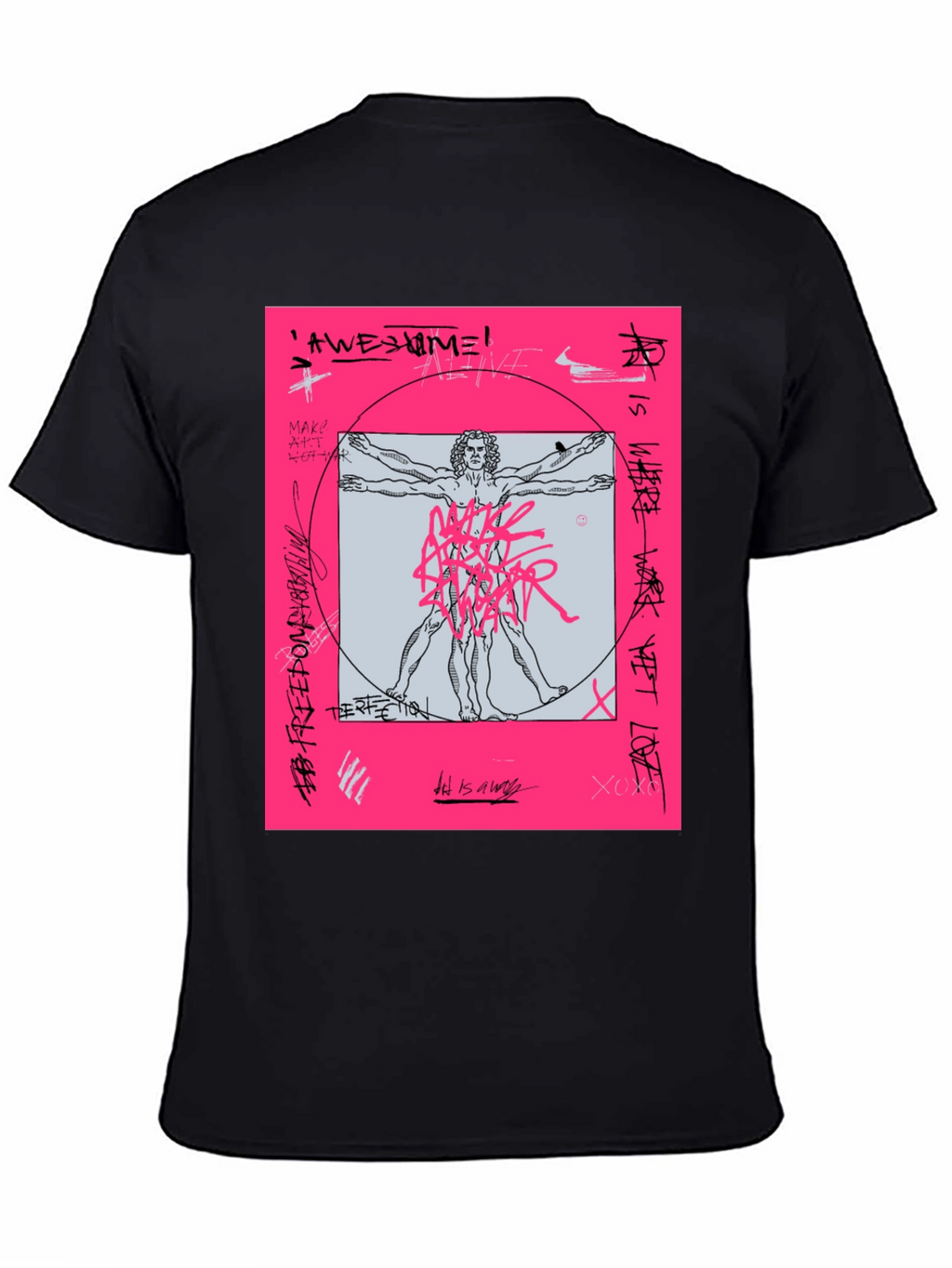Vitruvian Man Graphic T-Shirt