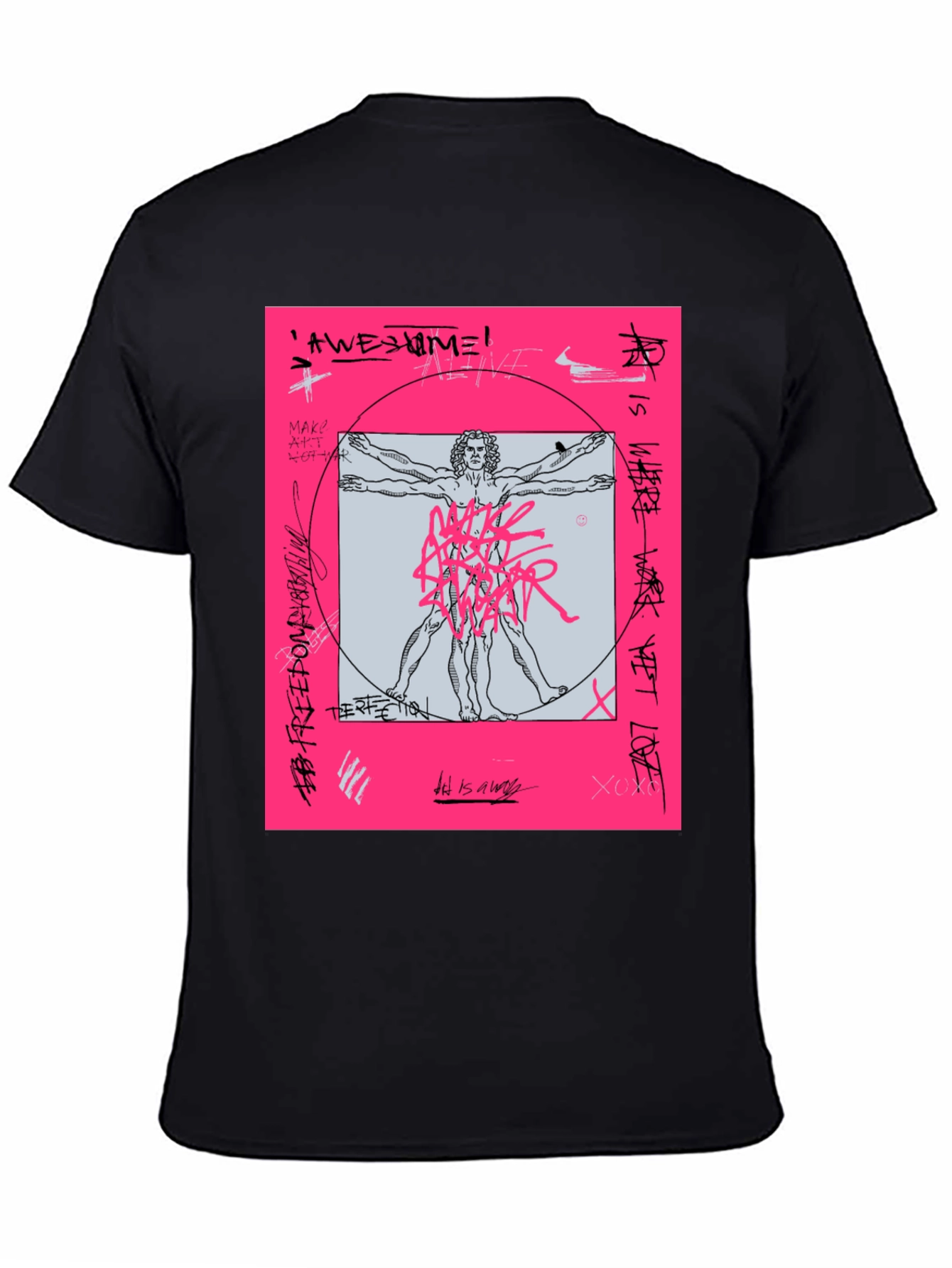 Vitruvian Man Graphic T-Shirt