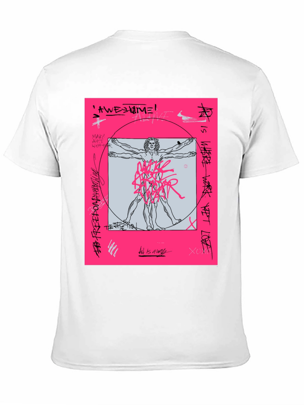 Vitruvian Man Graphic T-Shirt