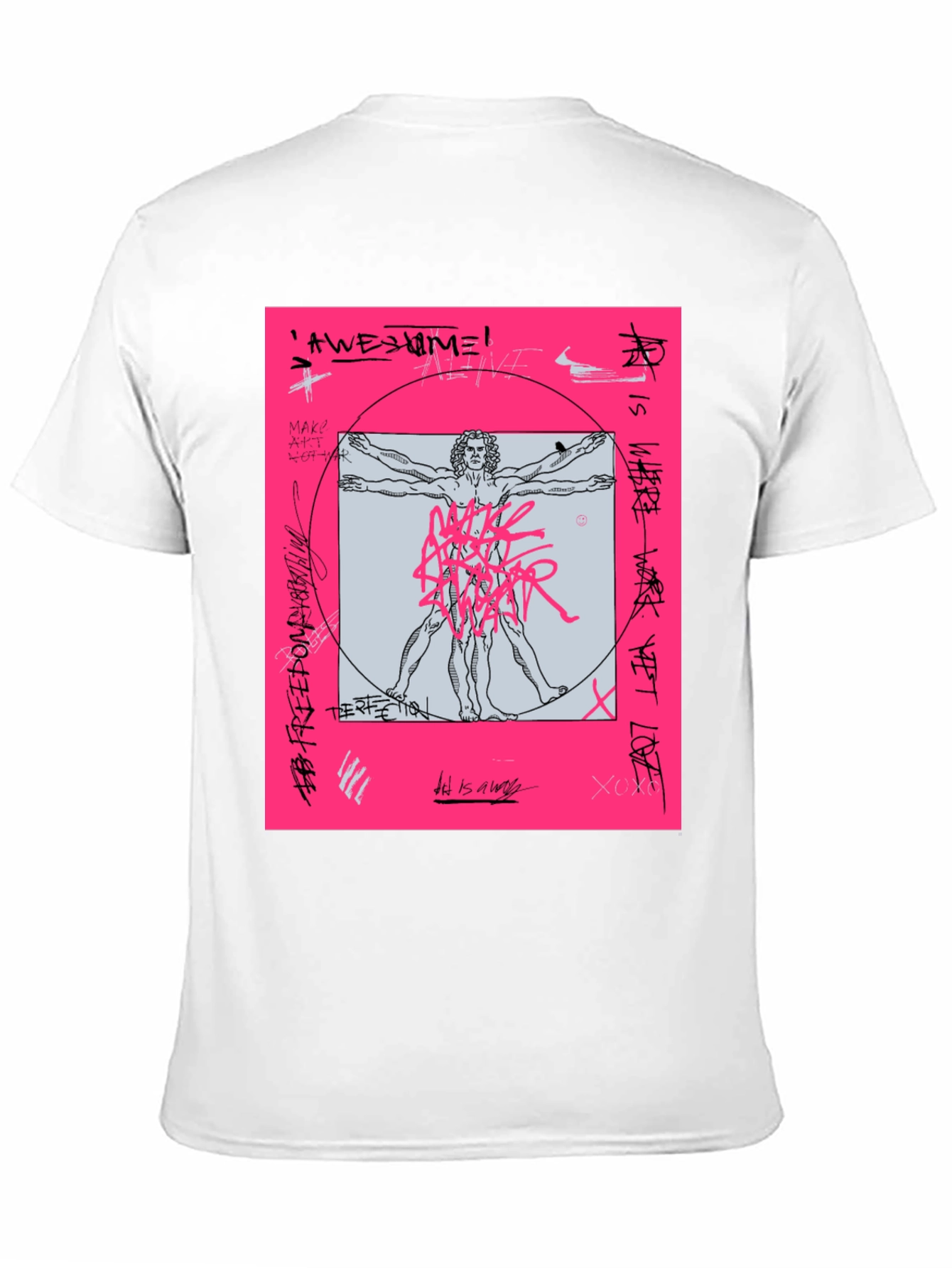Vitruvian Man Graphic T-Shirt