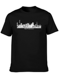 San Francisco Skyline Black Graphic Tee