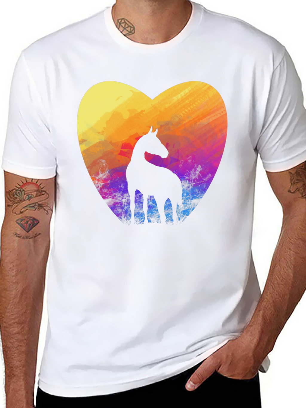 Horse Heart T-Shirt - Stylish Graphic Tee