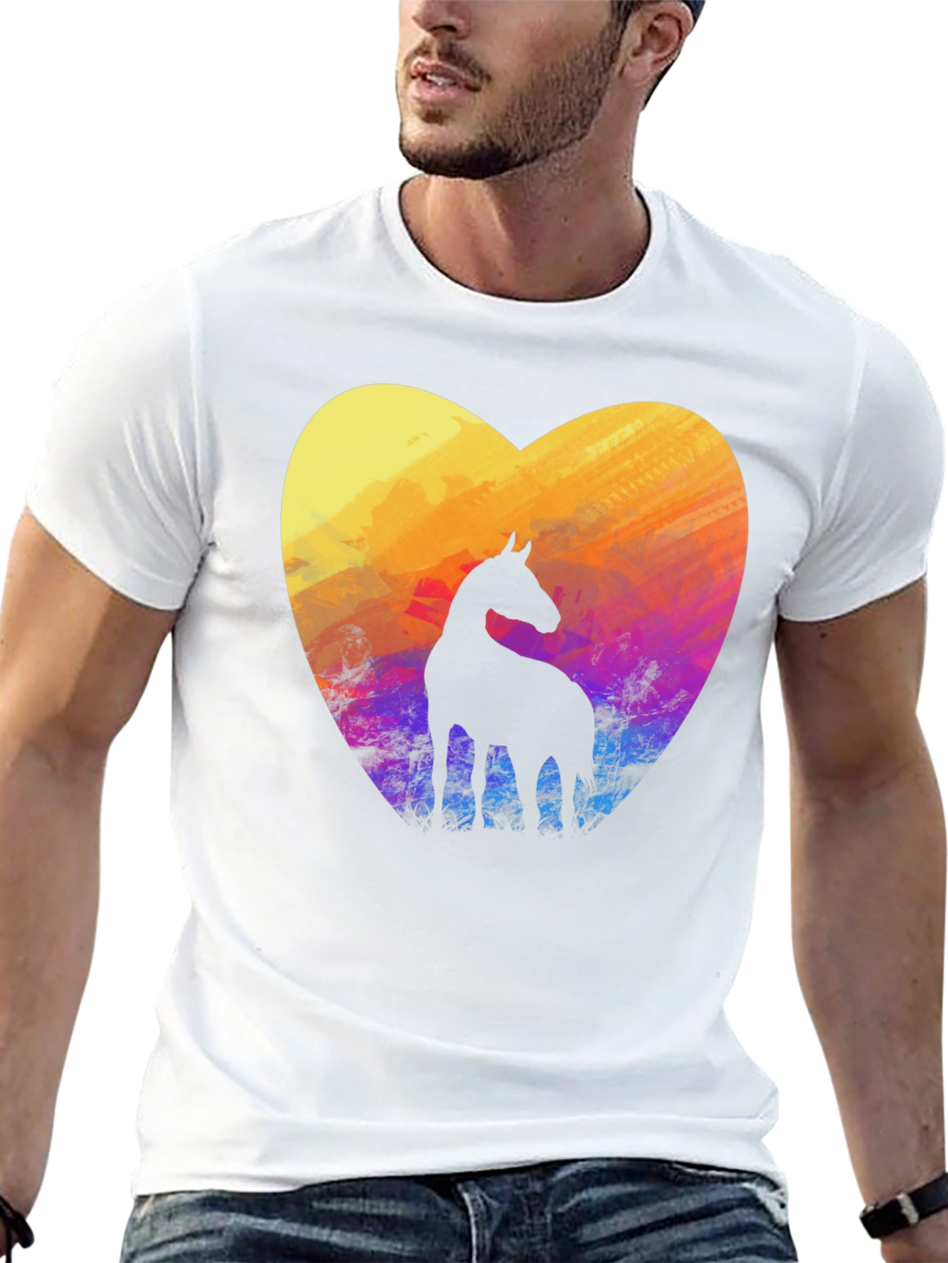Horse Heart T-Shirt - Stylish Graphic Tee