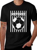 Referee Soccer Ball Graphic T-Shirt