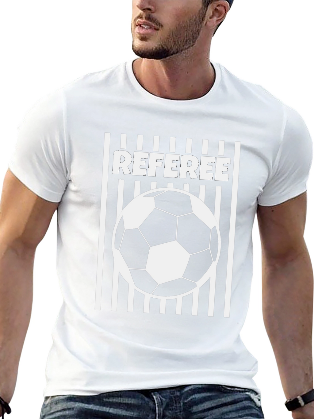 Referee Soccer Ball Graphic T-Shirt