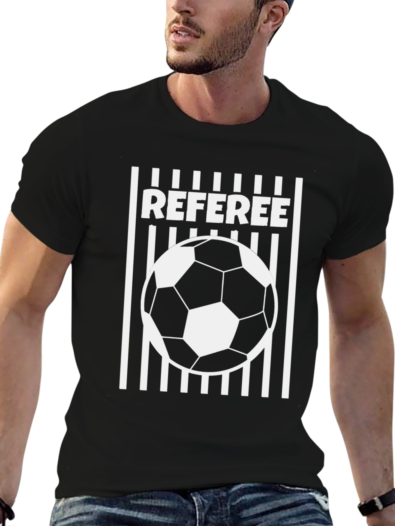 Referee Soccer Ball Graphic T-Shirt