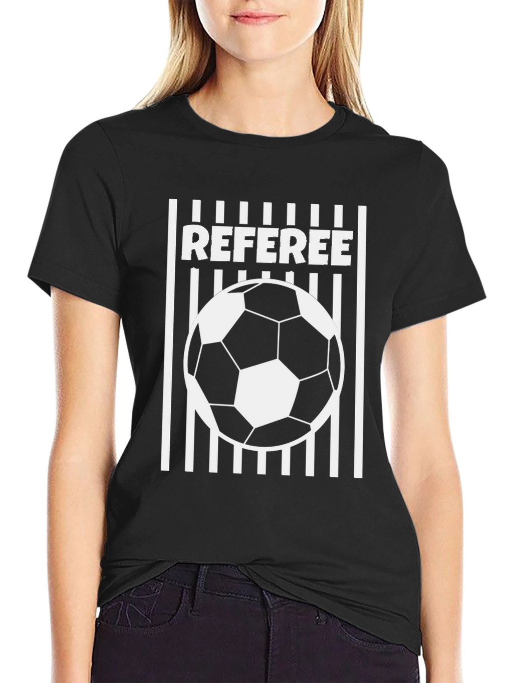 Referee Soccer Ball Graphic T-Shirt