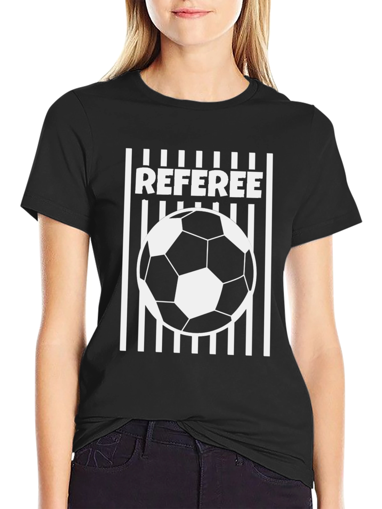 Referee Soccer Ball Graphic T-Shirt