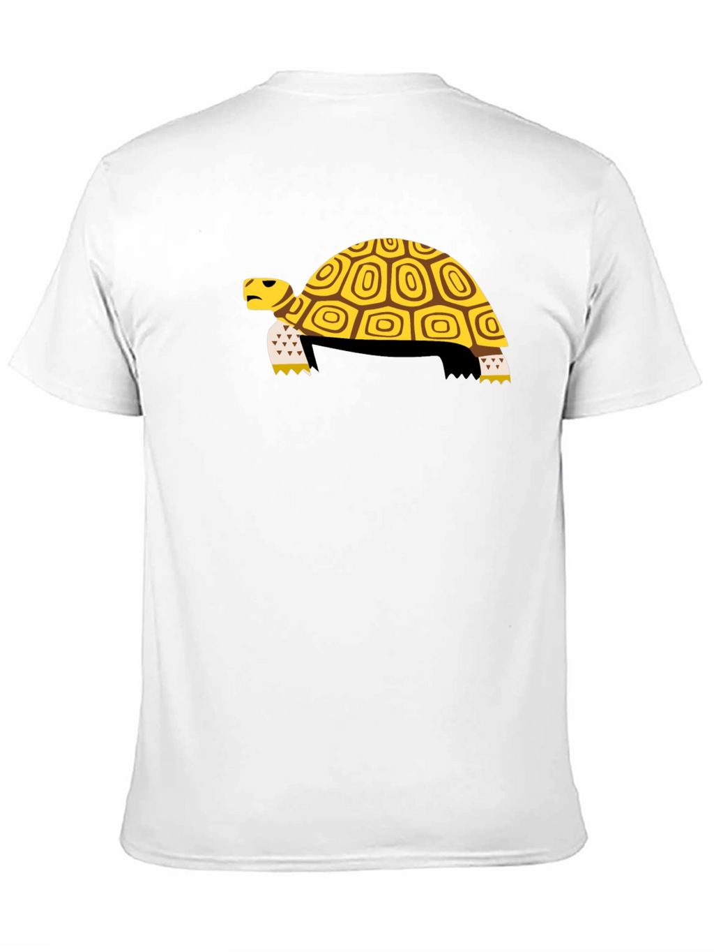 Turtle Graphic Tee - Black Cotton T-Shirt
