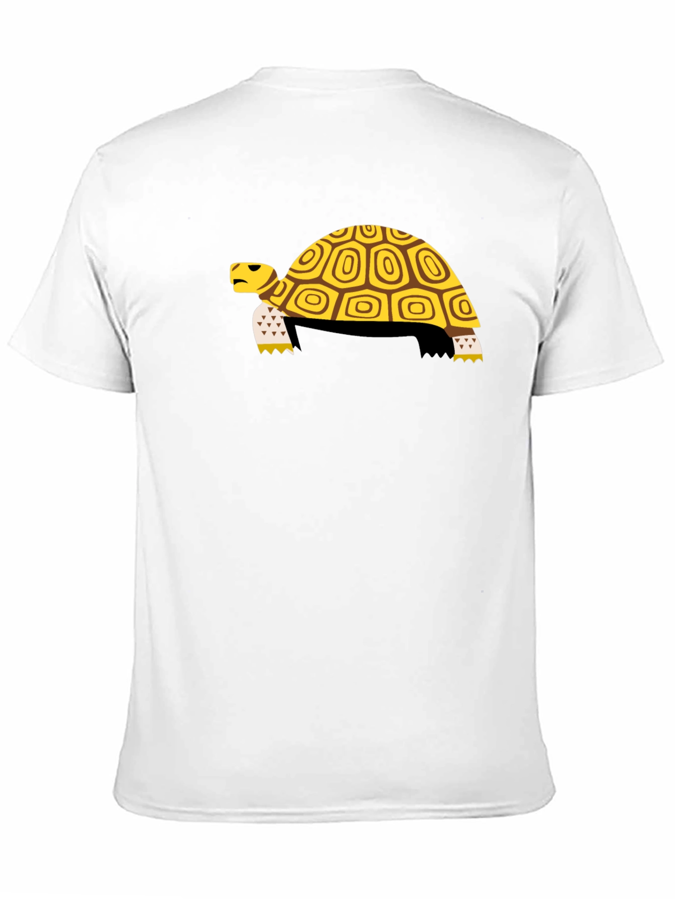 Turtle Graphic Tee - Black Cotton T-Shirt