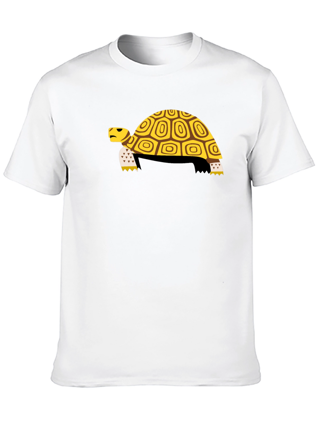 Turtle Graphic Tee - Black Cotton T-Shirt