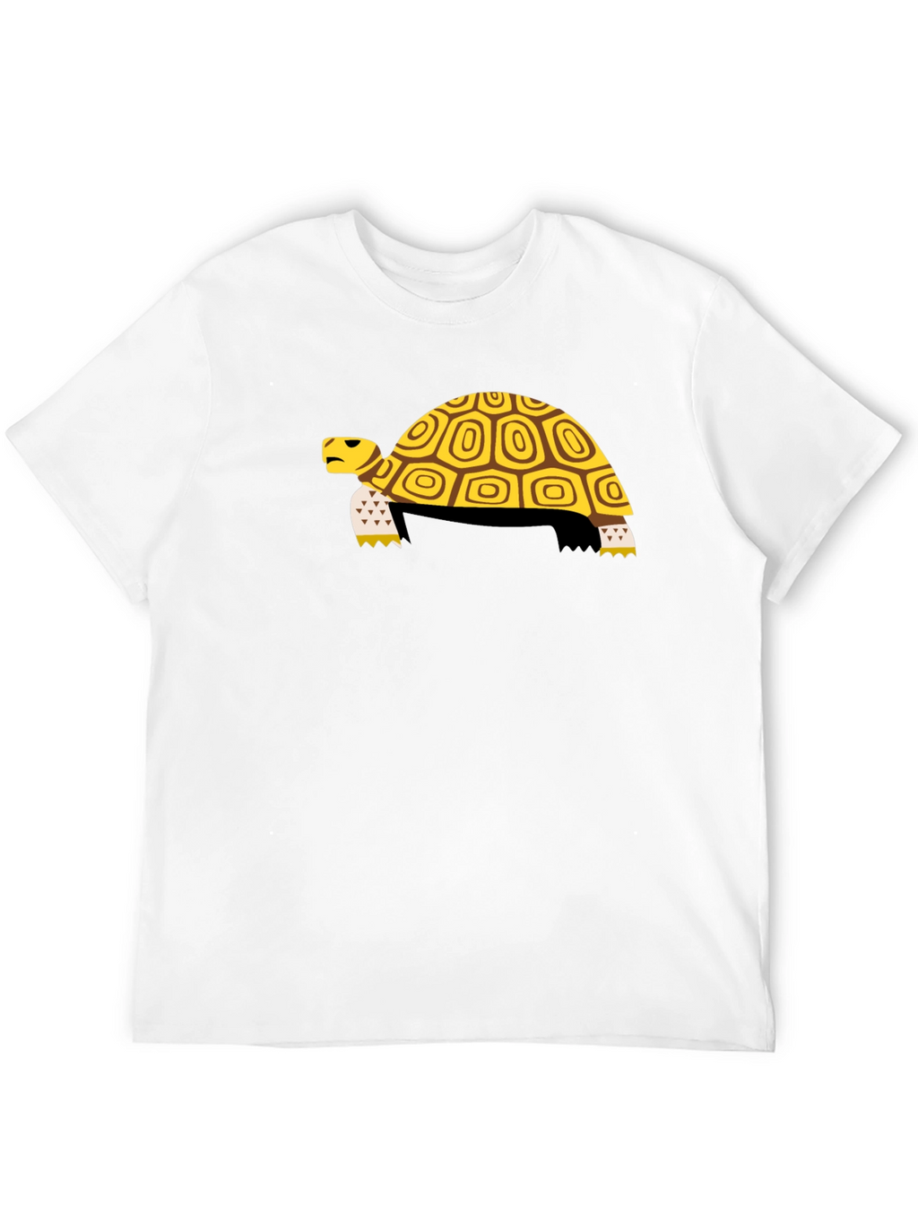 Turtle Graphic Tee - Black Cotton T-Shirt