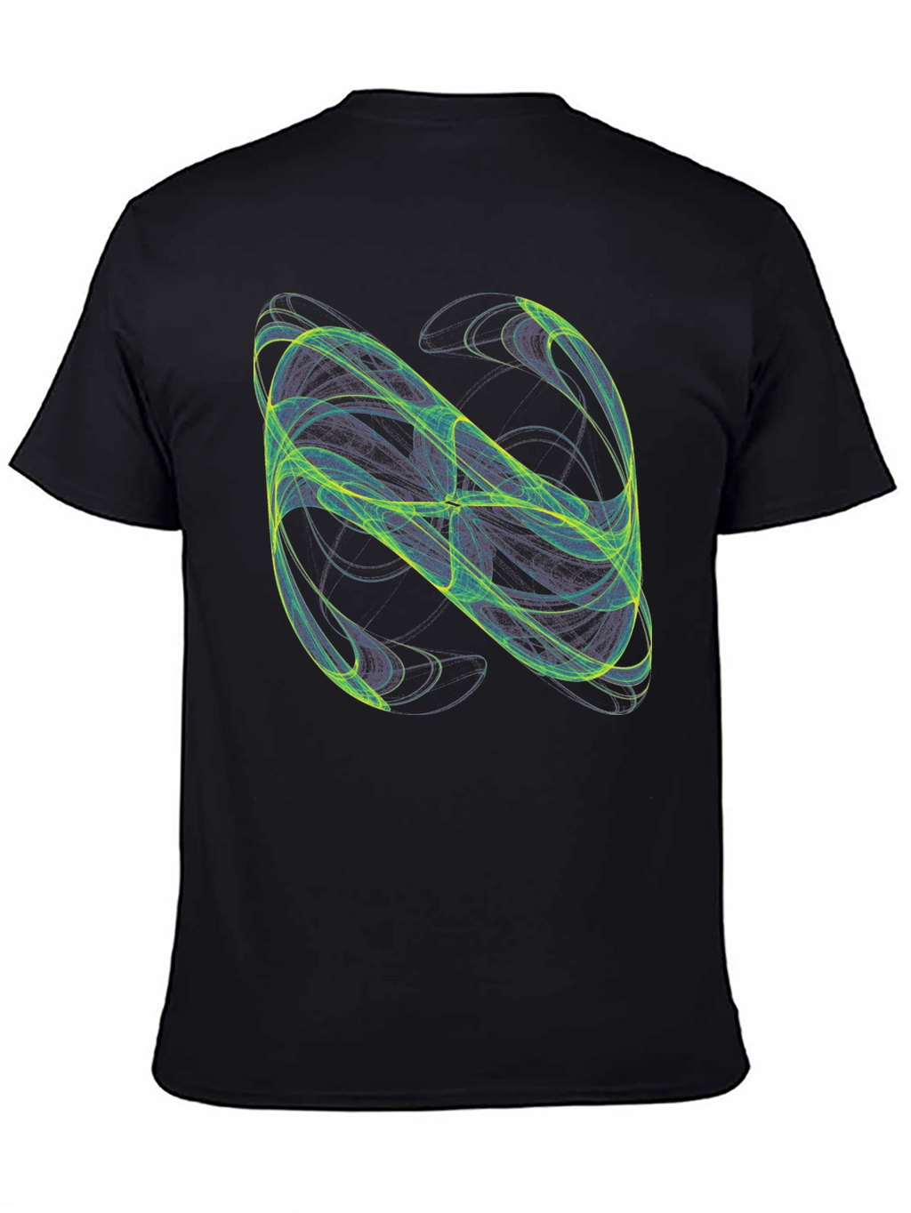 Abstract Graphic Black T-Shirt