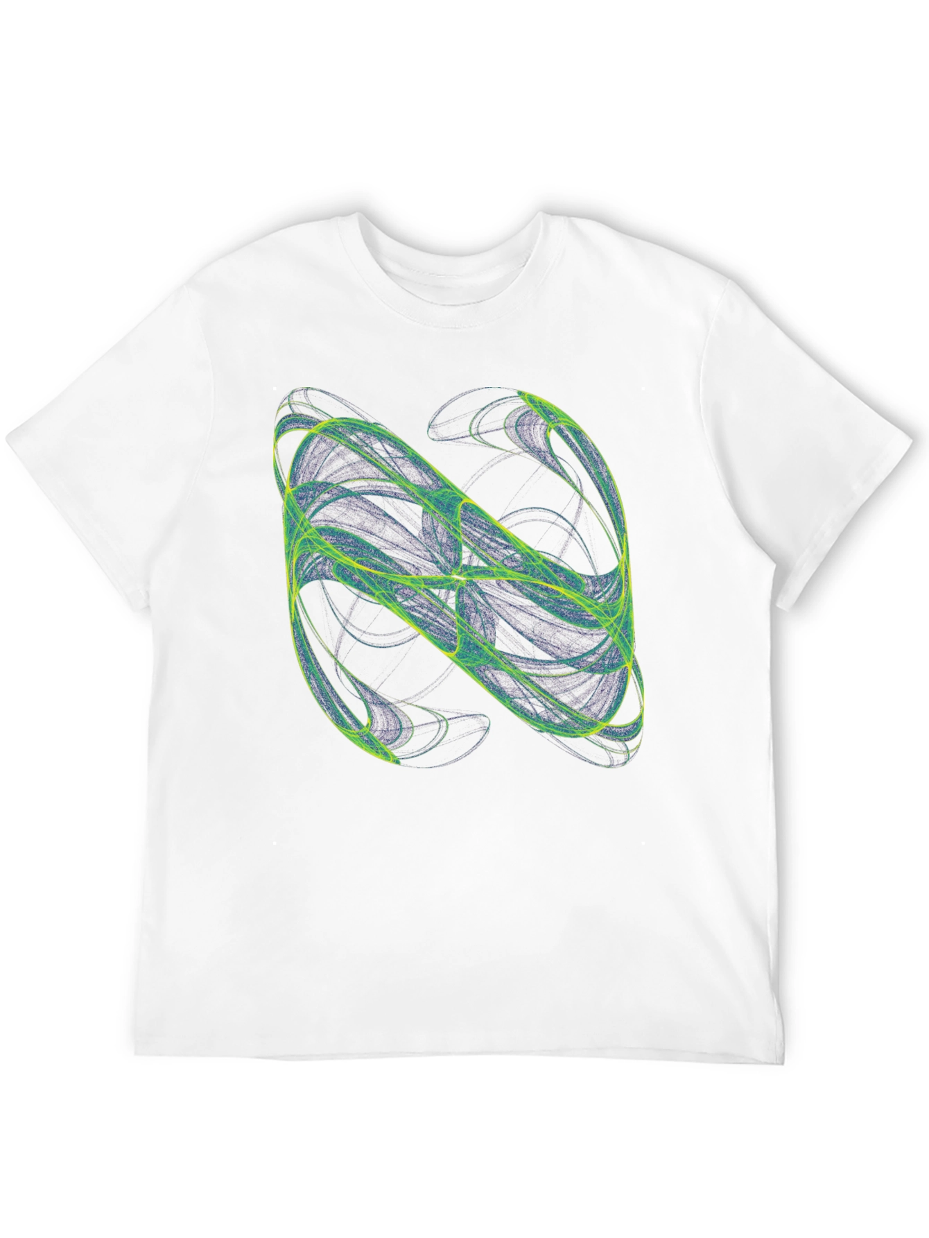 Abstract Graphic Black T-Shirt