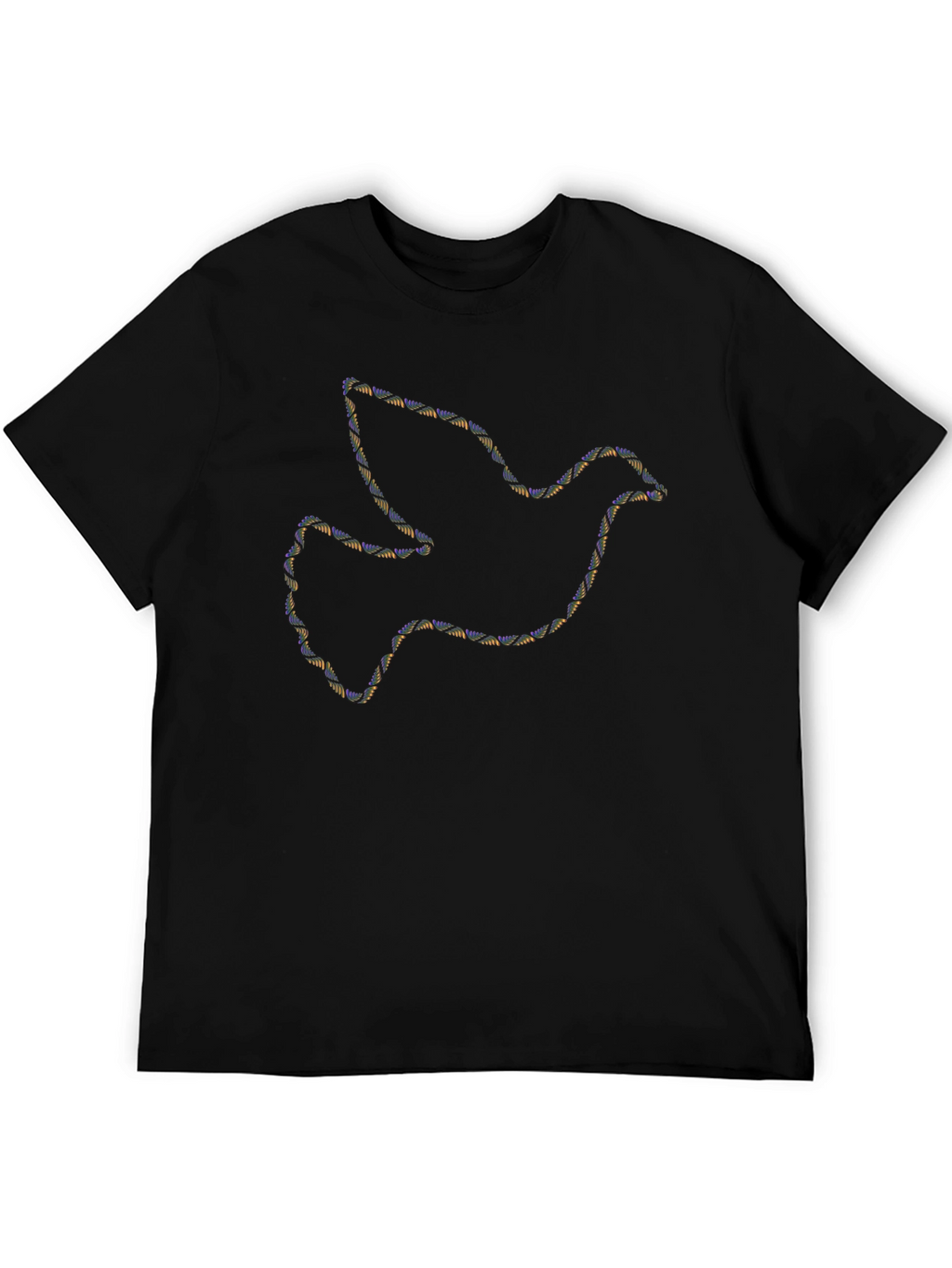 Dove DNA Graphic Print Black T-Shirt