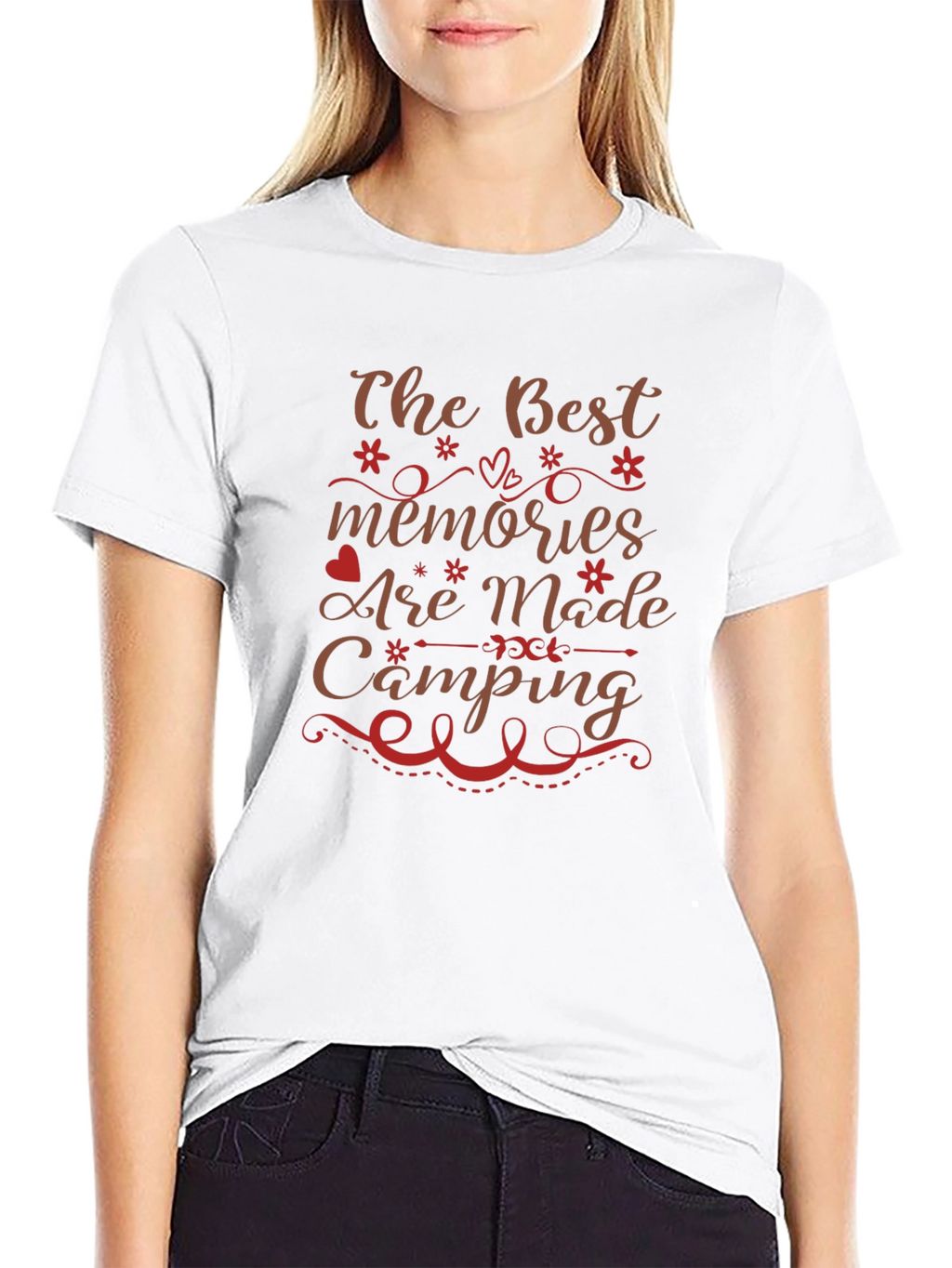 Camping Memories Graphic Tee - Black