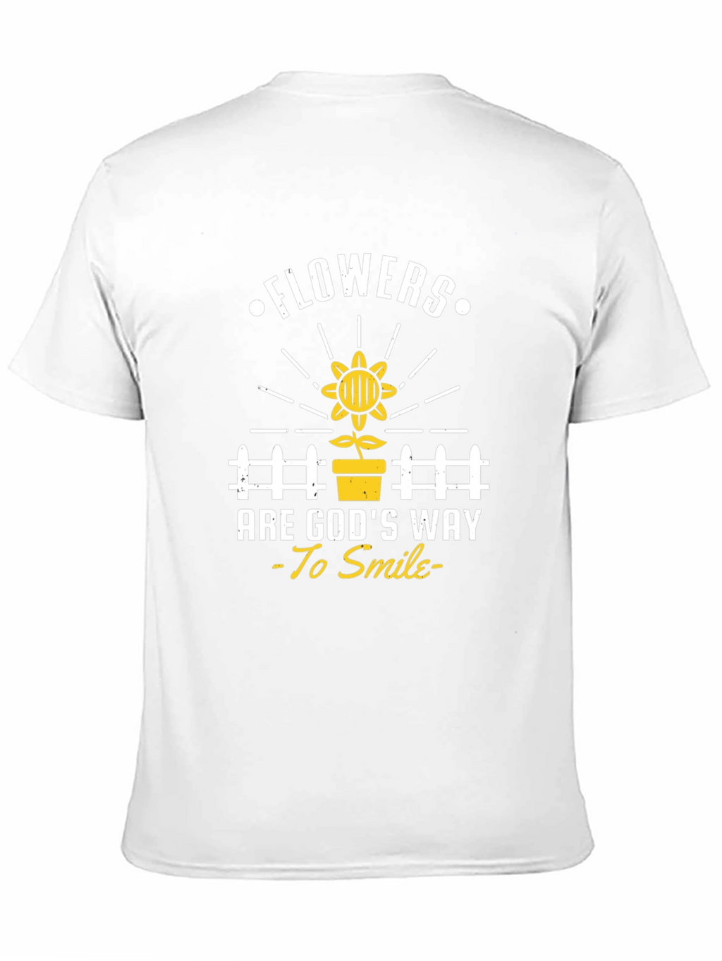 Flowers Are Gods Way To Smile T-Shirt