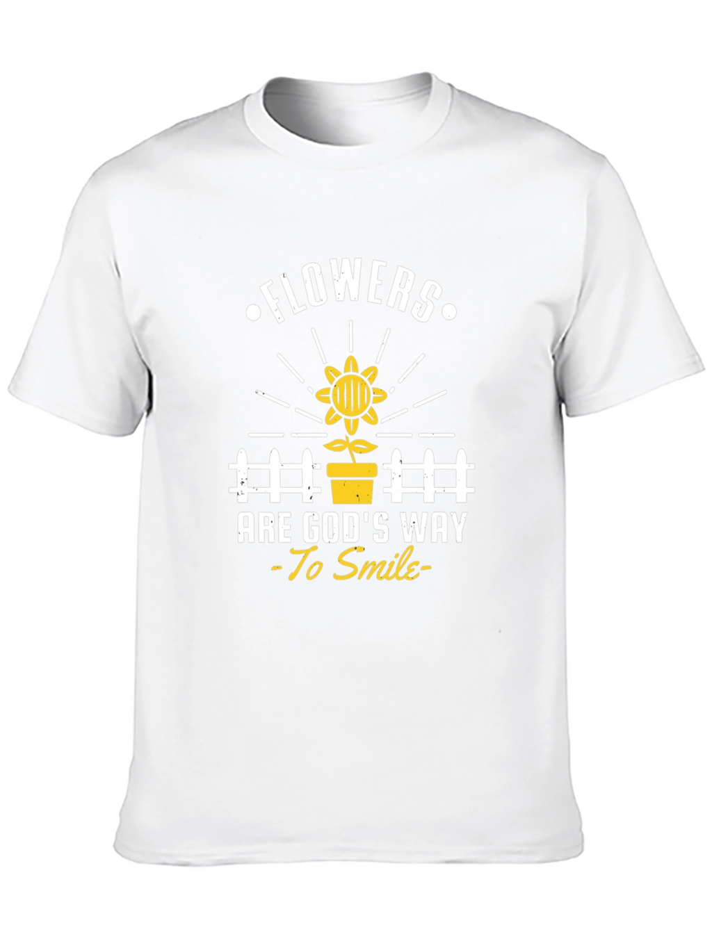 Flowers Are Gods Way To Smile T-Shirt