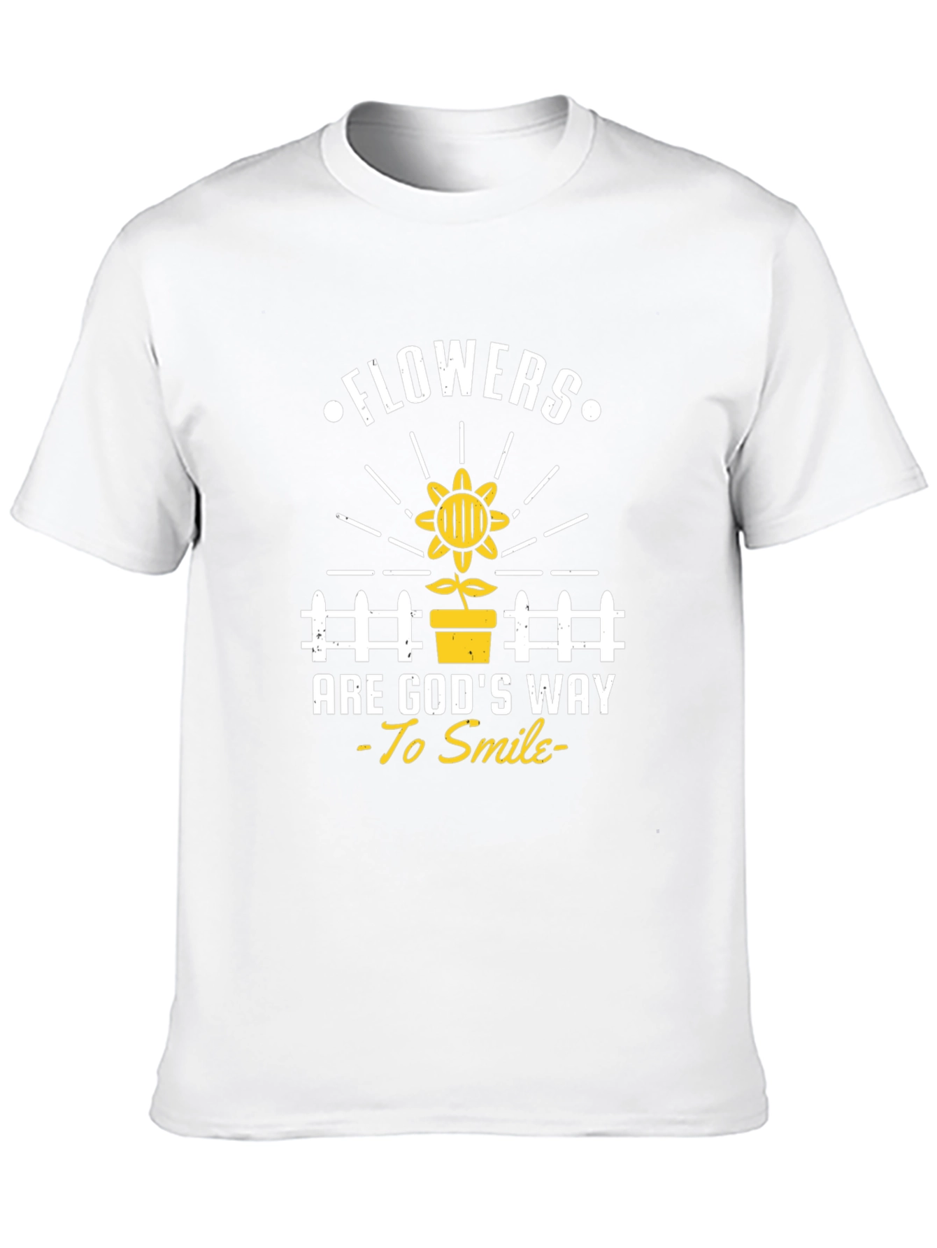 Flowers Are Gods Way To Smile T-Shirt