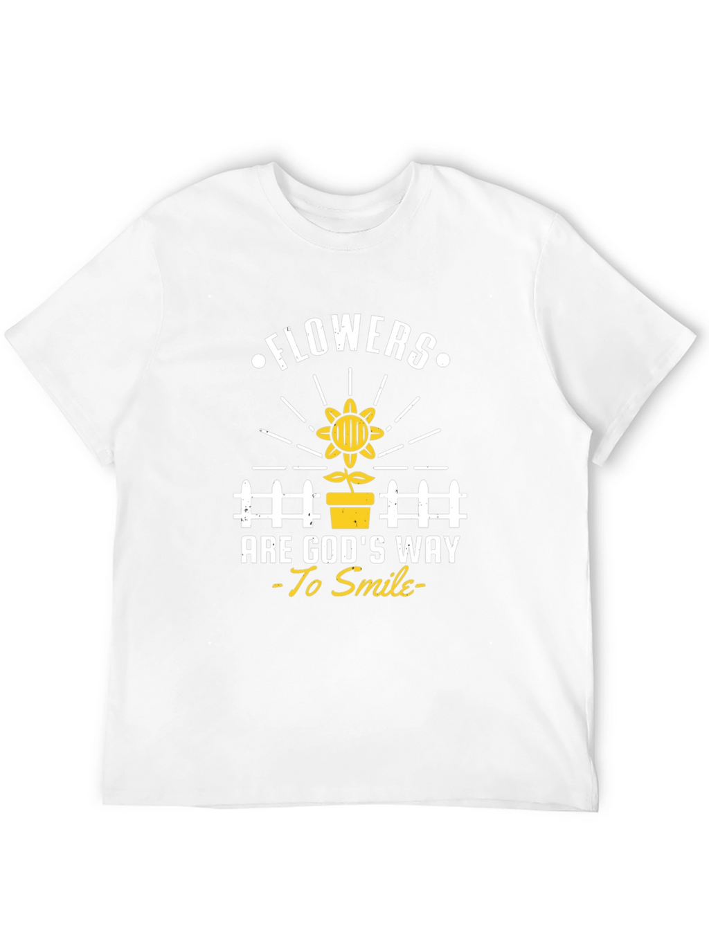 Flowers Are Gods Way To Smile T-Shirt