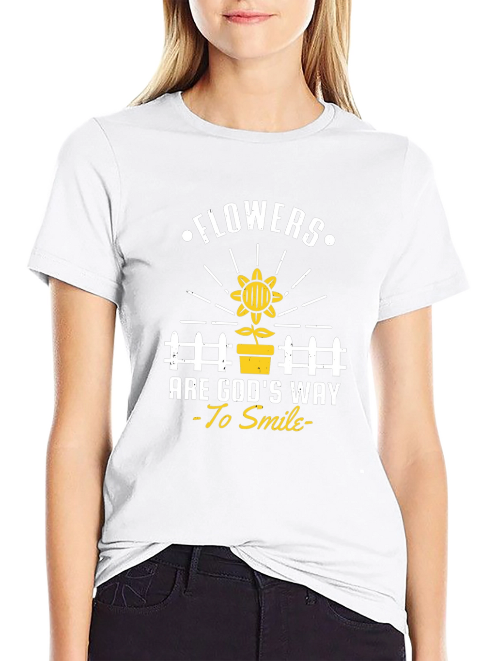 Flowers Are Gods Way To Smile T-Shirt