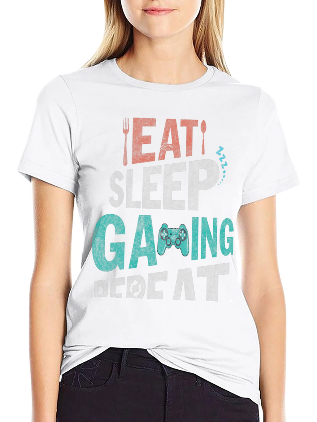 Eat Sleep Gaming Repeat T-Shirt