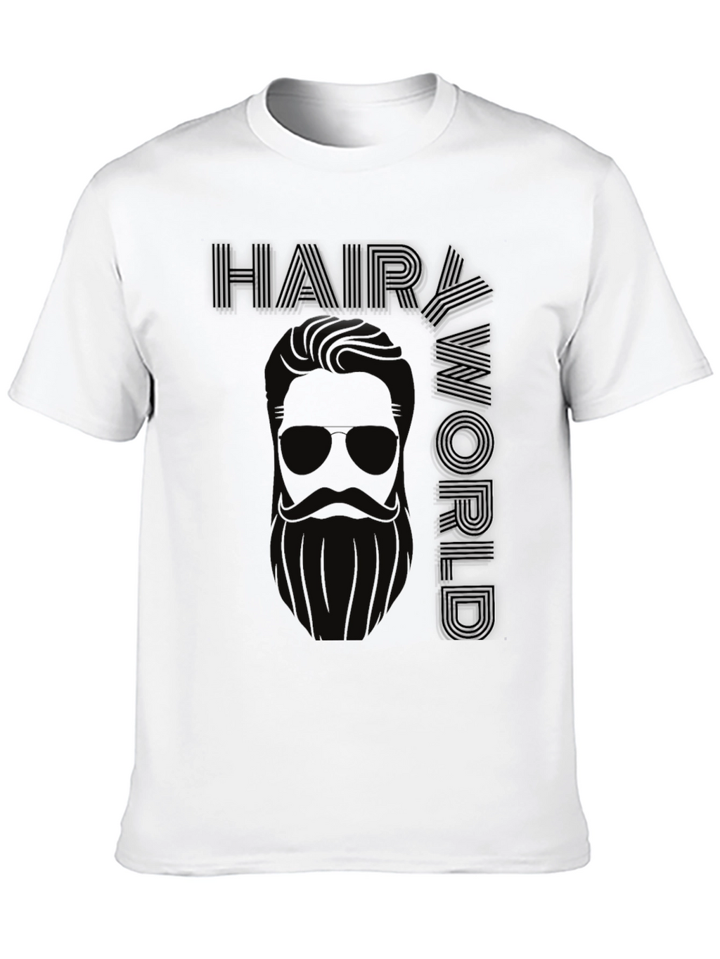 Hair World Black Graphic Tee