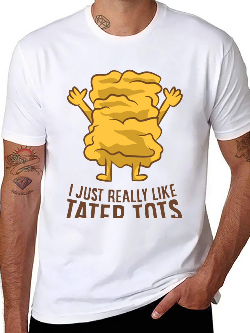 I Just Really Like Tater Tots Graphic T-Shirt