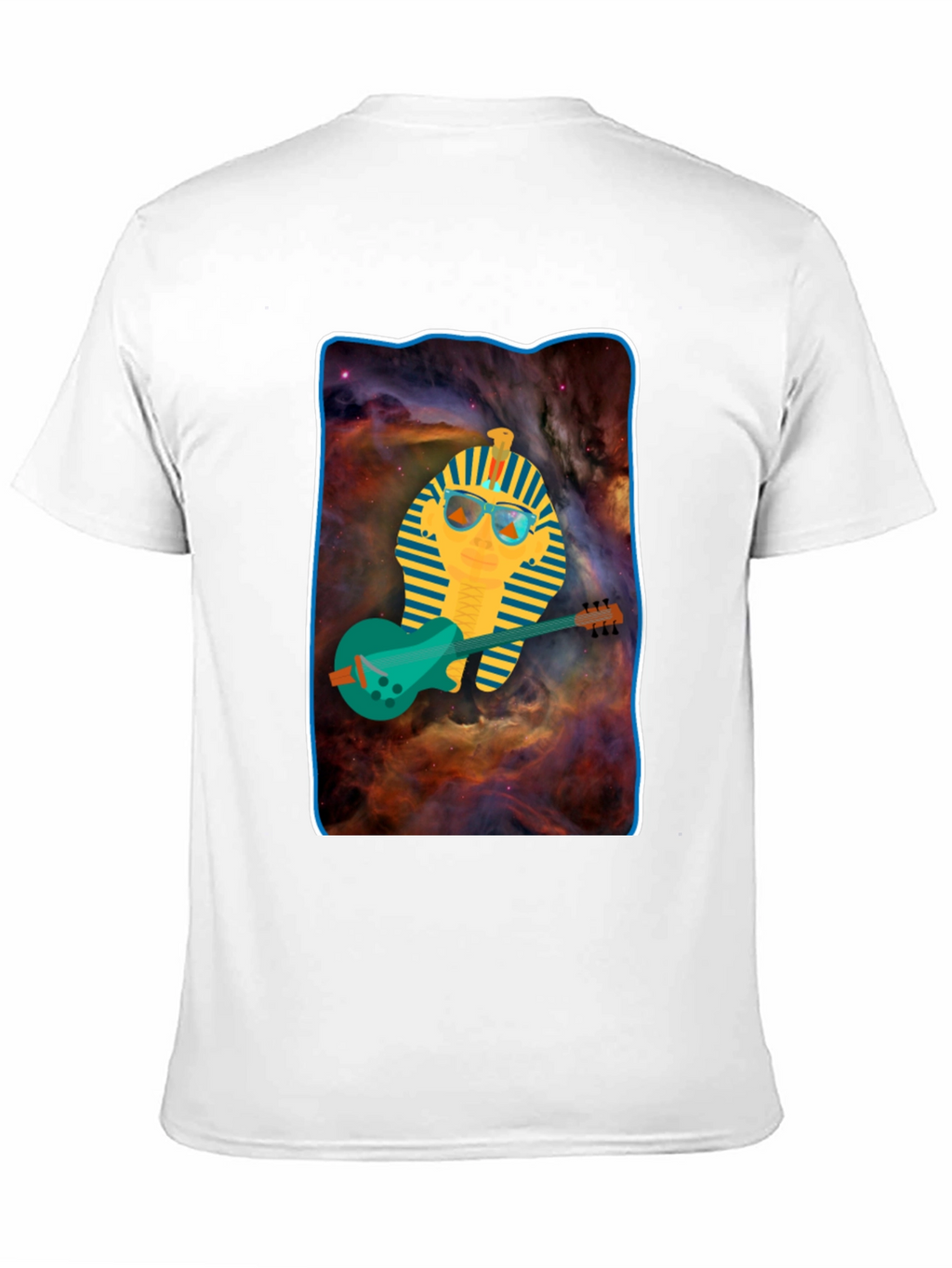 Pharaoh Guitarist T-Shirt - Cool Graphic Tee