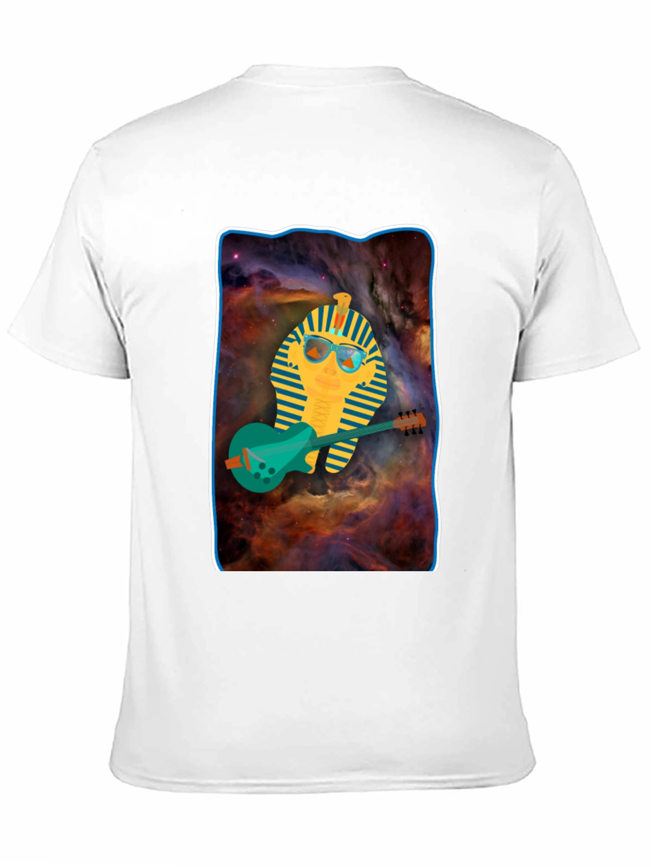 Pharaoh Guitarist T-Shirt - Cool Graphic Tee