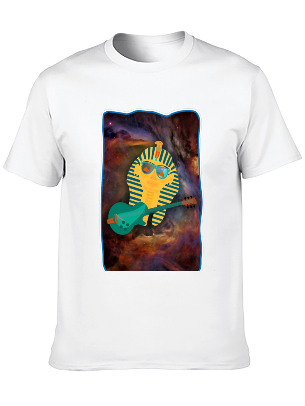 Pharaoh Guitarist T-Shirt - Cool Graphic Tee