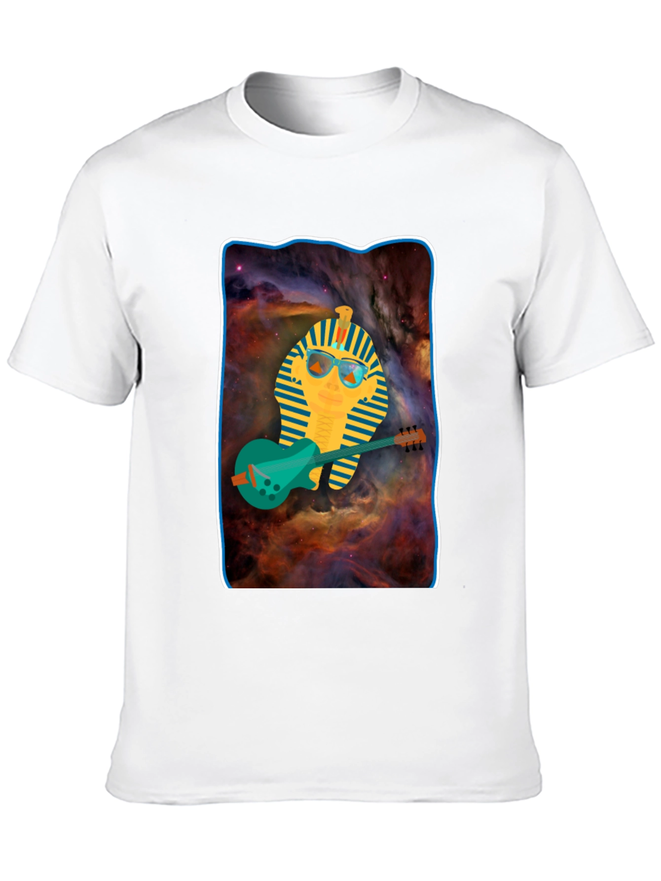 Pharaoh Guitarist T-Shirt - Cool Graphic Tee