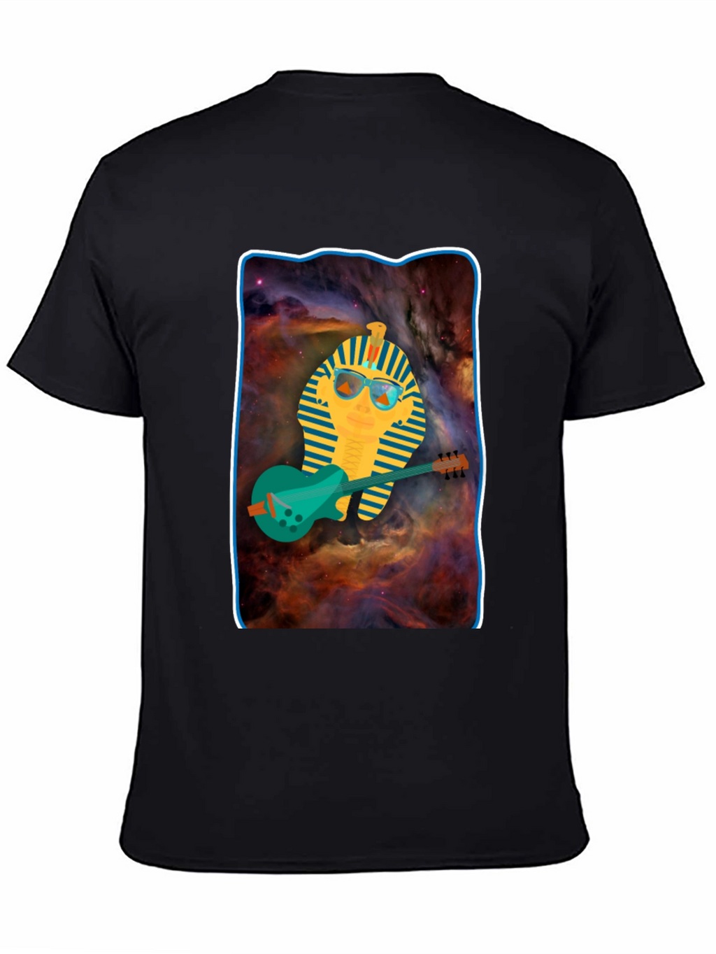 Pharaoh Guitarist T-Shirt - Cool Graphic Tee