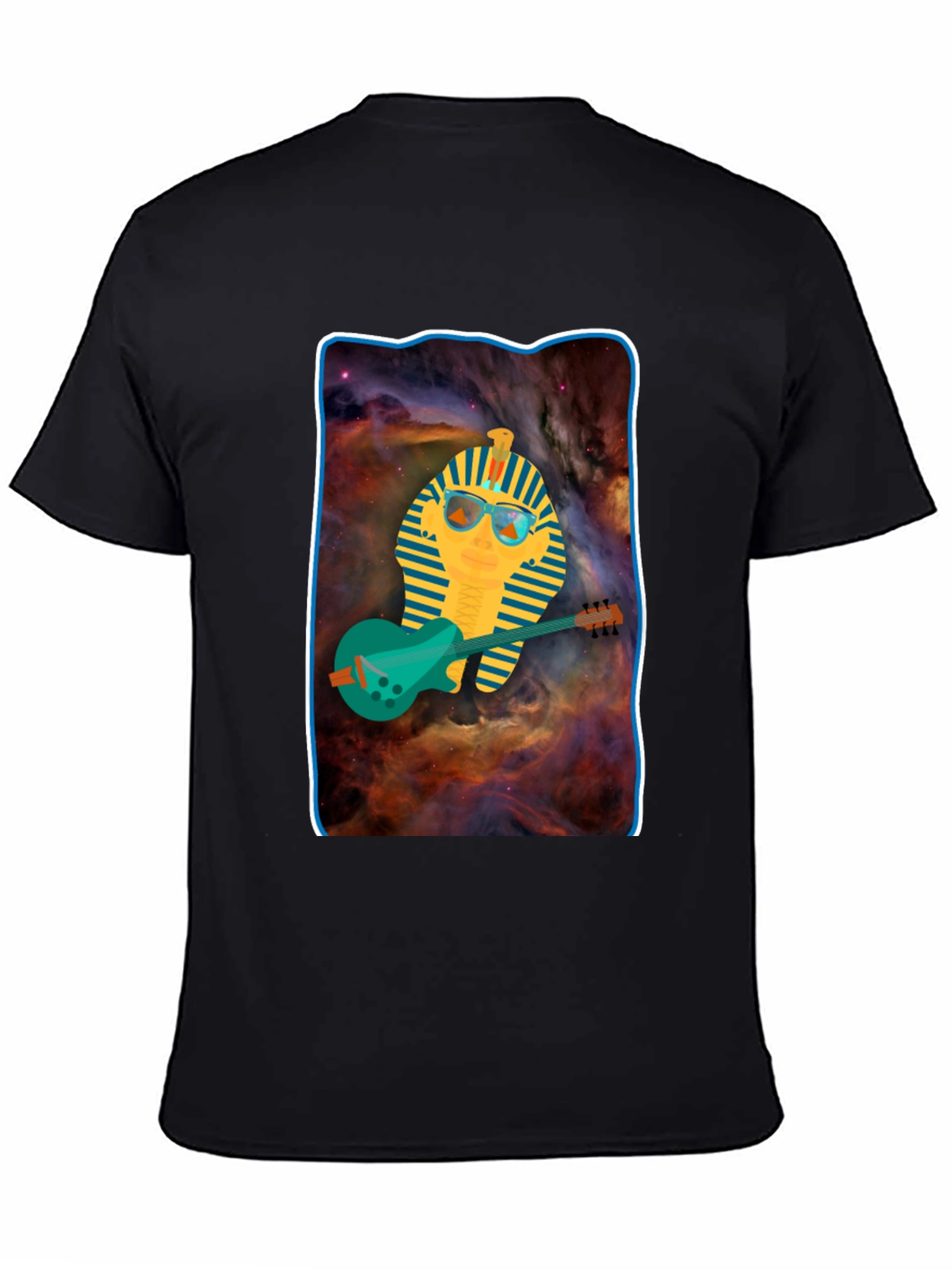 Pharaoh Guitarist T-Shirt - Cool Graphic Tee