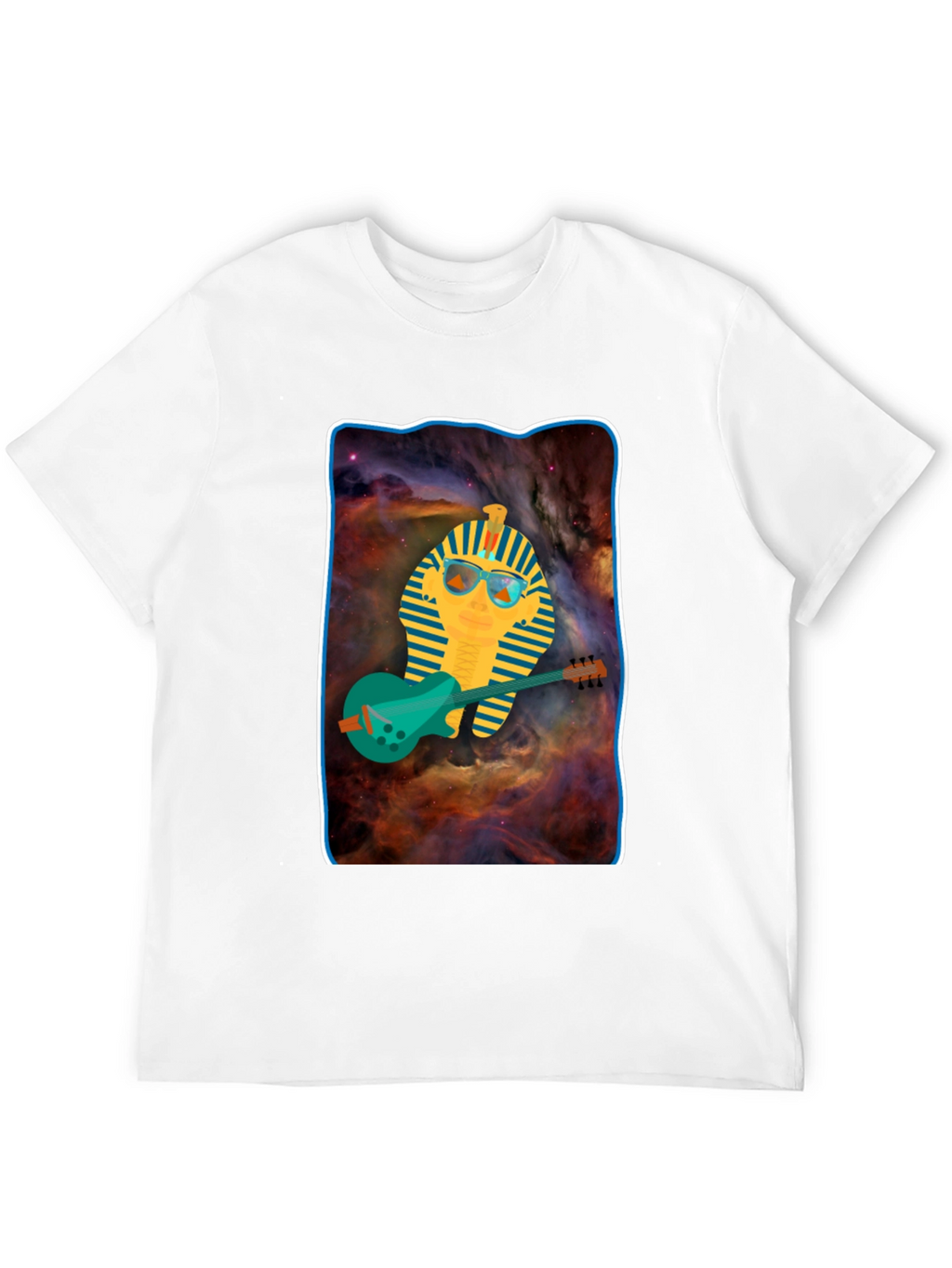 Pharaoh Guitarist T-Shirt - Cool Graphic Tee