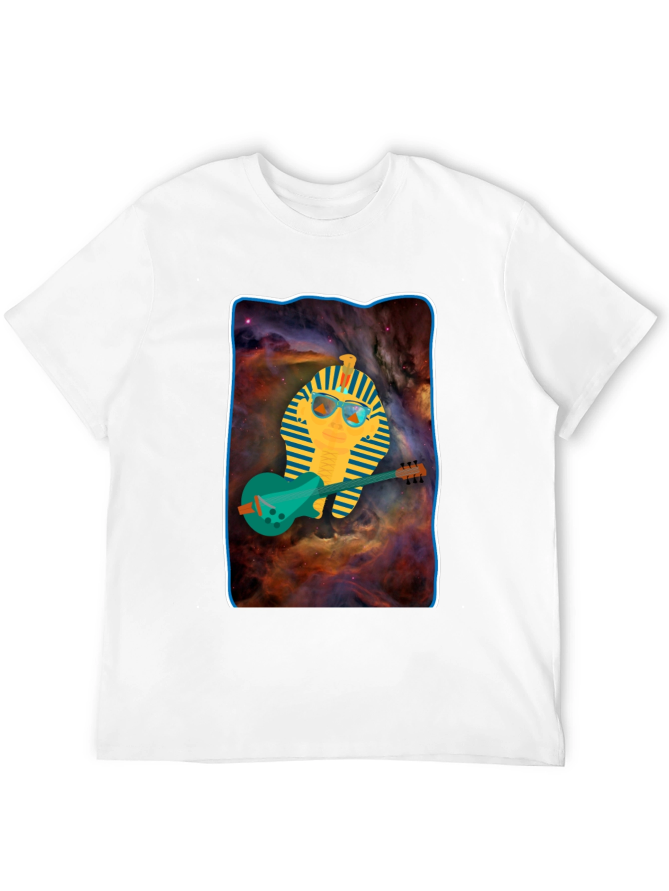 Pharaoh Guitarist T-Shirt - Cool Graphic Tee