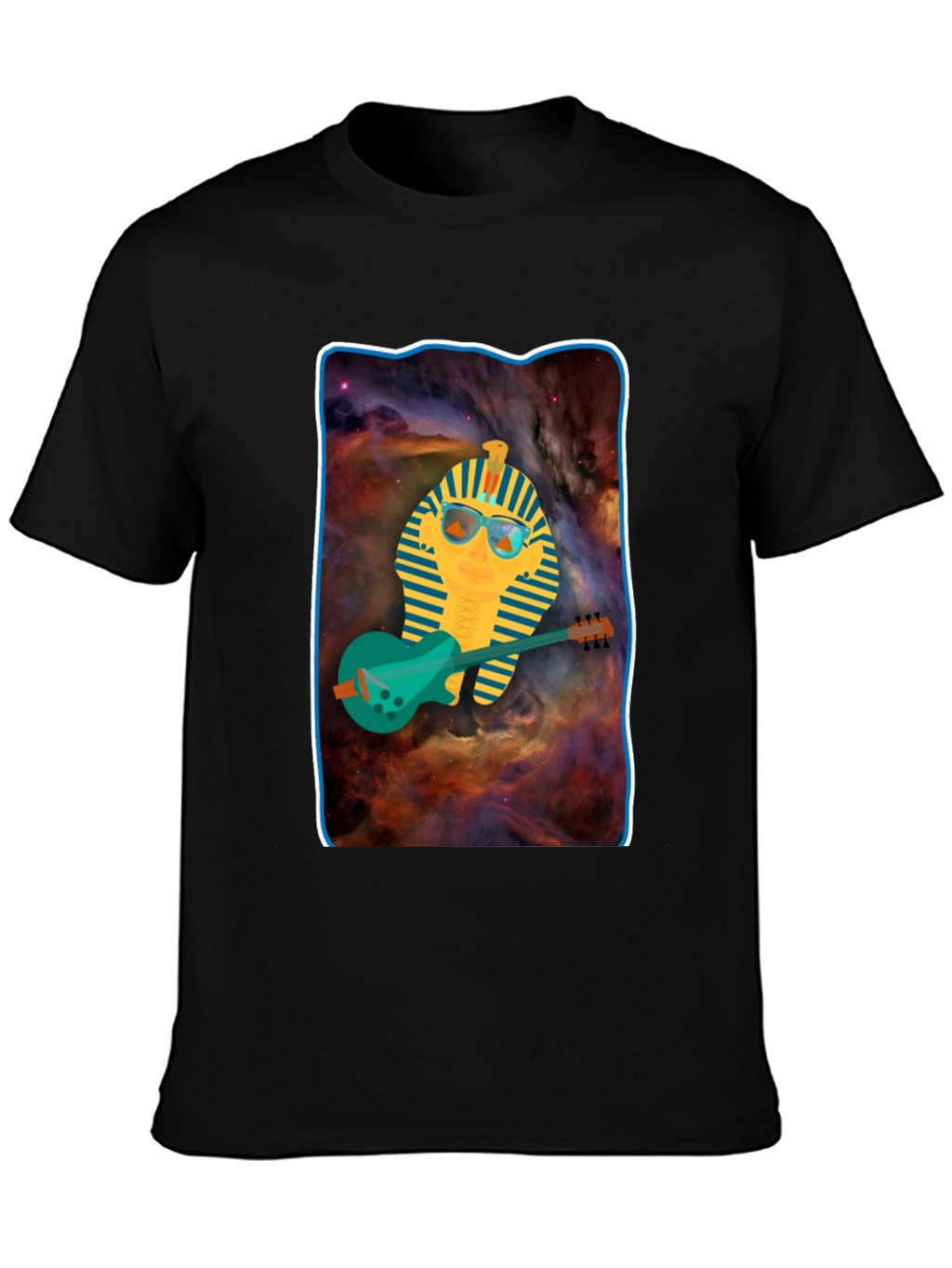 Pharaoh Guitarist T-Shirt - Cool Graphic Tee