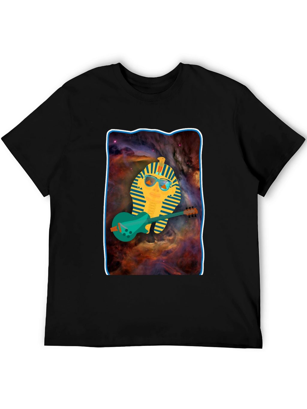 Pharaoh Guitarist T-Shirt - Cool Graphic Tee