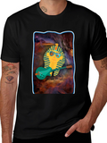 Pharaoh Guitarist T-Shirt - Cool Graphic Tee