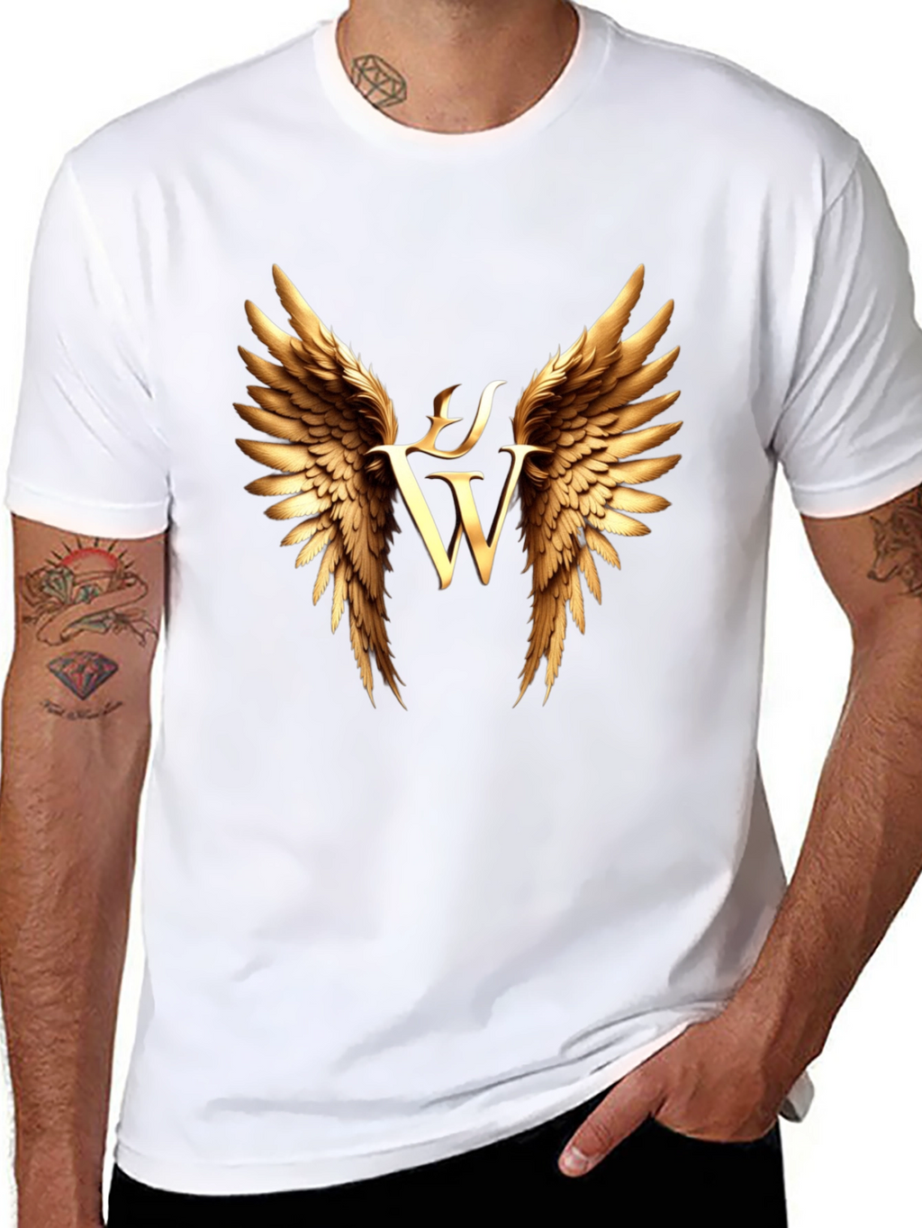 Winged Logo Black T-Shirt