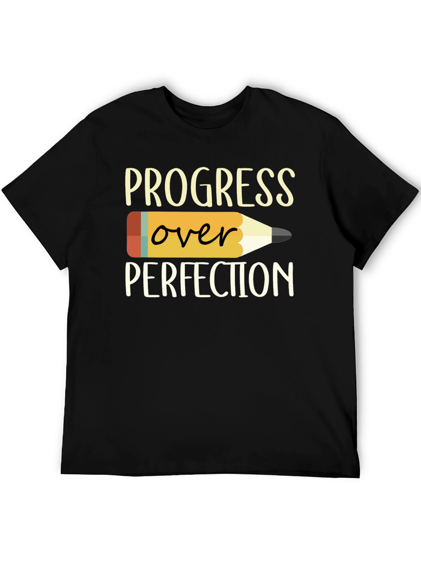 Progress Over Perfection T-Shirt - Motivational Teacher Tee