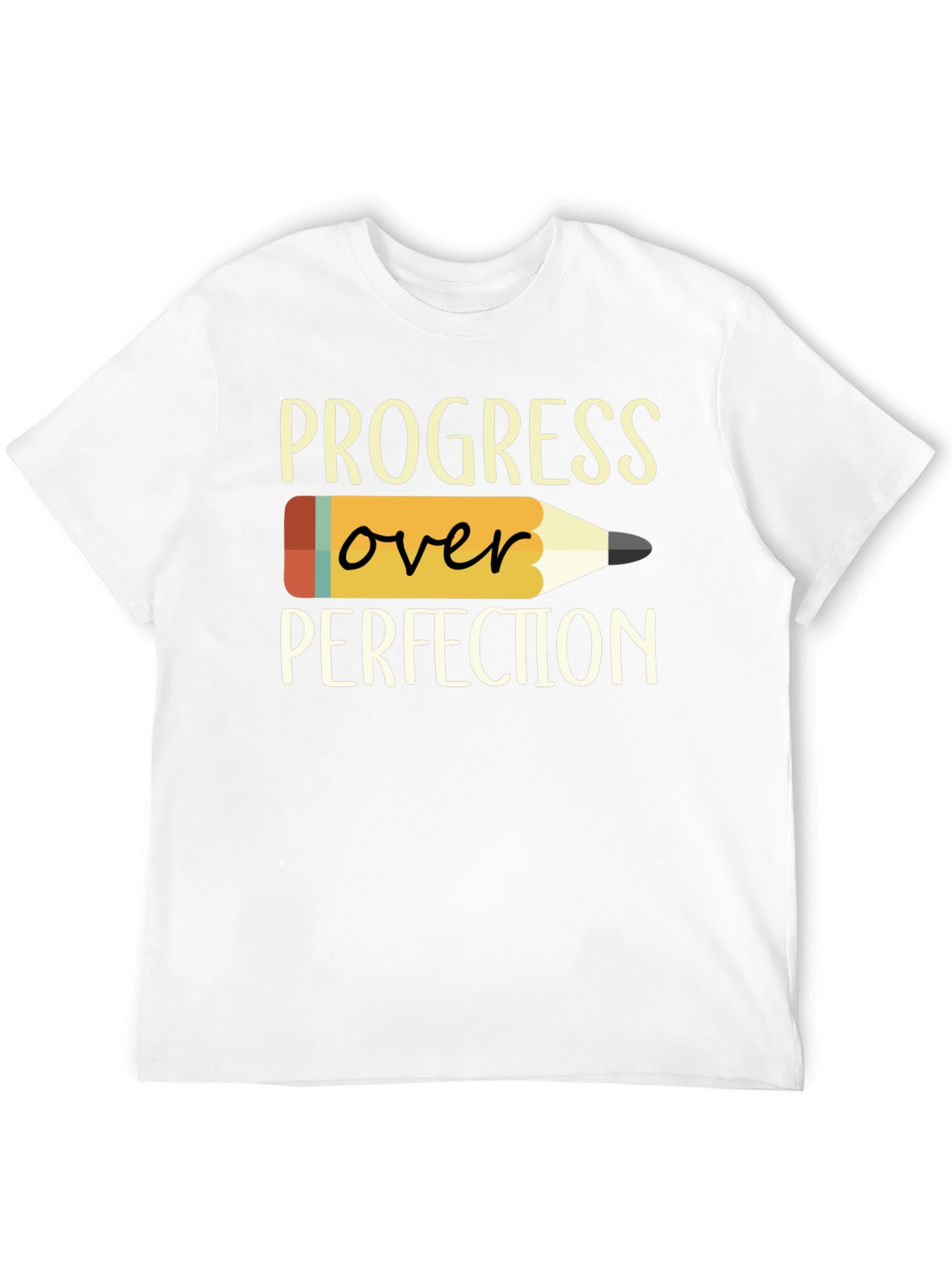 Progress Over Perfection T-Shirt - Motivational Teacher Tee