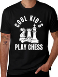 Cool Kids Play Chess Graphic Tee