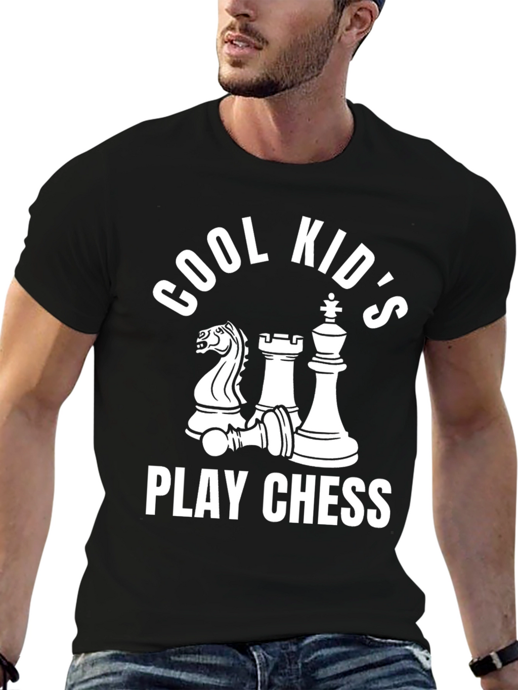 Cool Kids Play Chess Graphic Tee