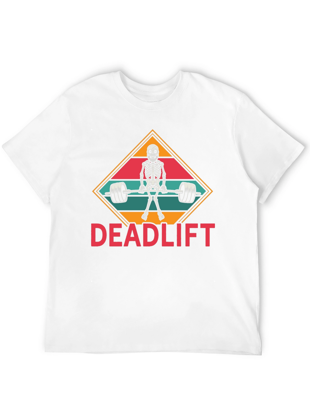Deadlift Skeleton Graphic T-Shirt