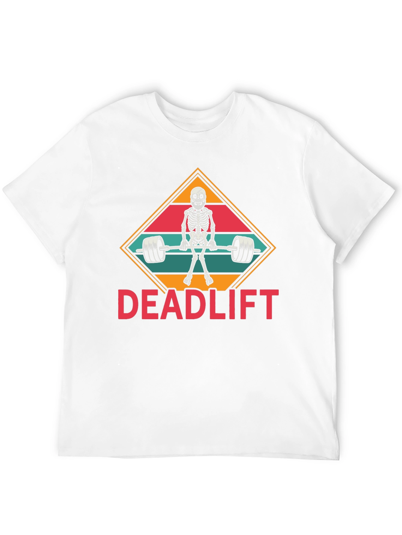 Deadlift Skeleton Graphic T-Shirt